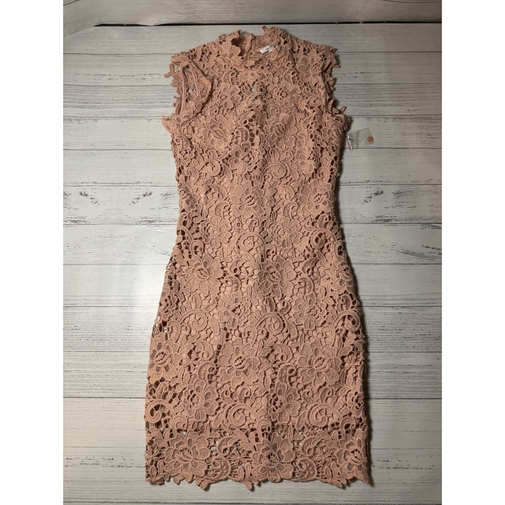 Lace Dress Blush Pink Size Medium‎ Floral Cottagecore Fairycore Balletcore New